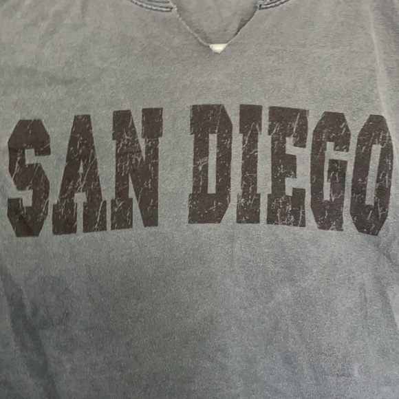 Grey San Diego Crop Top - Picture 2 of 3